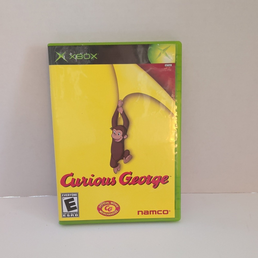 Curious George Microsoft Xbox Original Video Game Namco 2006 CIB Complete